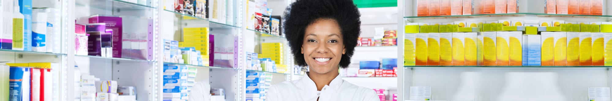 pharmacist showing her genuine smile